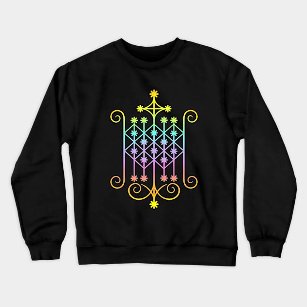 Ogun Voodoo Veve Crewneck Sweatshirt by OccultOmaStore